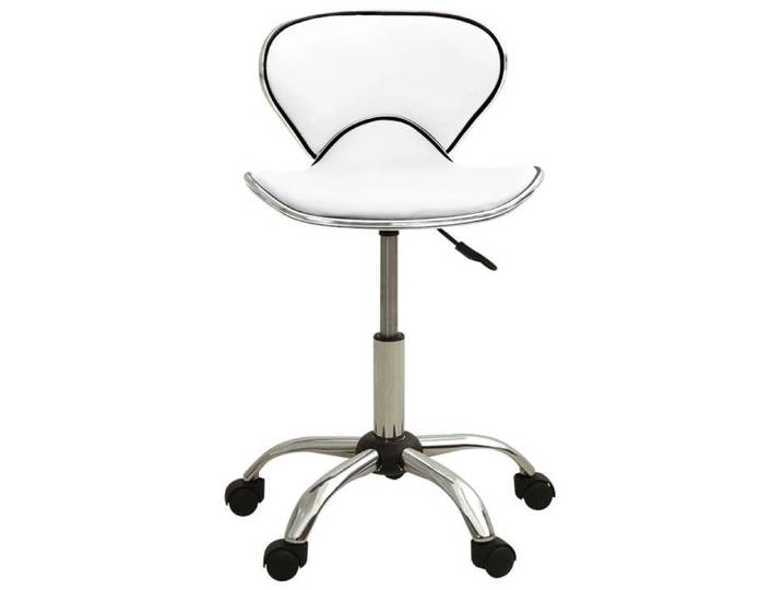 CHIC Chaise de bureau Blanc Similicuir - 46 5x48 5x(69 5-83 5) cm 134496 S11