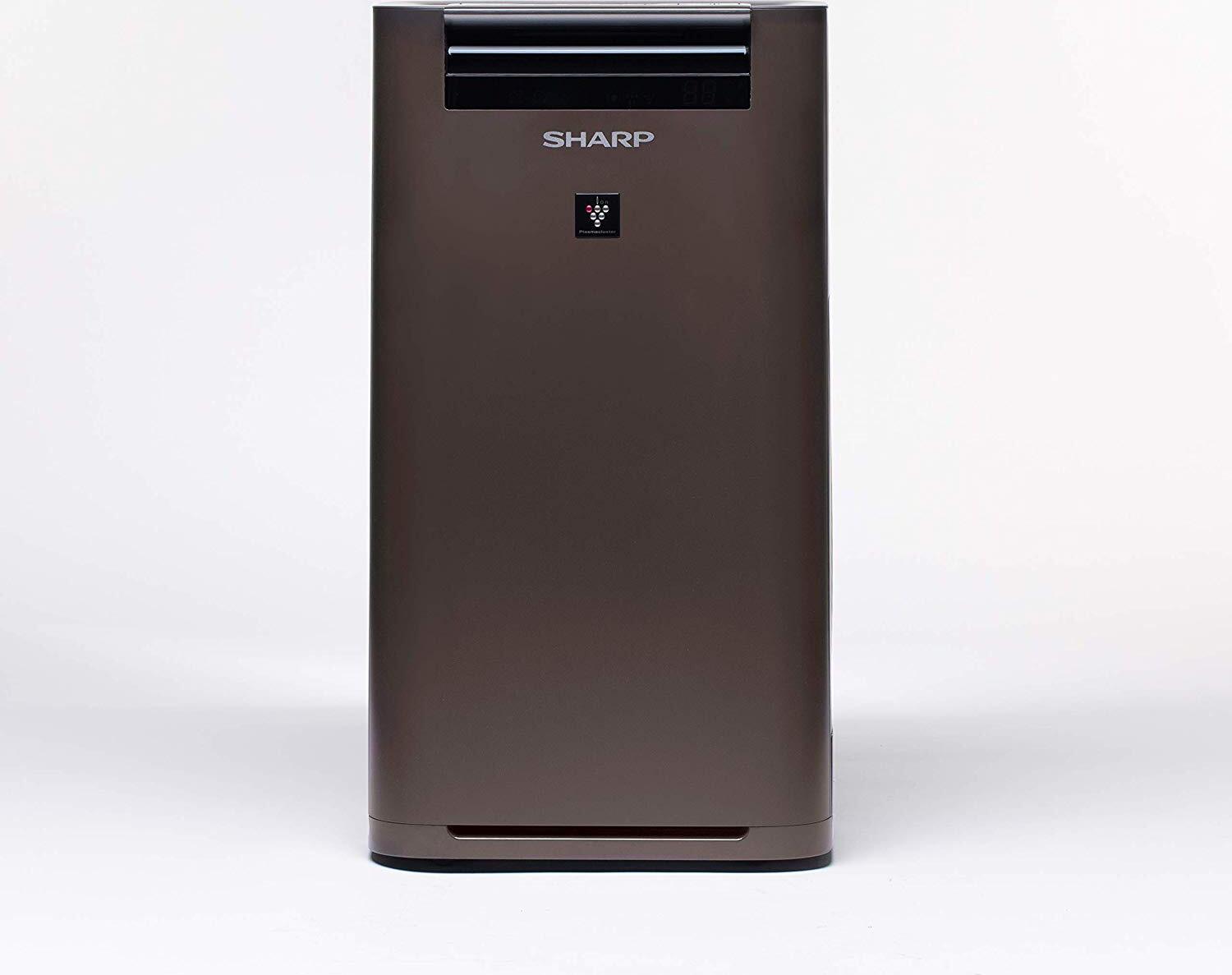 SHARP UA-HG40E-T Luftreiniger (mit Befeuchtungsfunktion, Verbesserung der Luftqualität, Ideal für Allergiker, drei Stufen Filtersystem, HEPA-Filter, Räume bis zu 26 m²) taupe