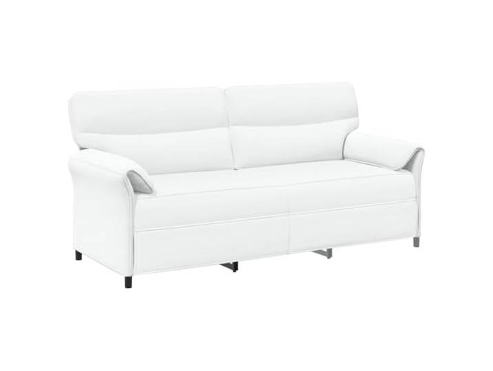 Favemtsl Modernes Polstersofa Stoffsofa mit Metallrahmen 2-Sitzer Couch Bequeme Polstercouch für Wohnzimmer und Büro mit verstellbaren Armlehnen, stabilen Beinen und weichem Polsterbezug.