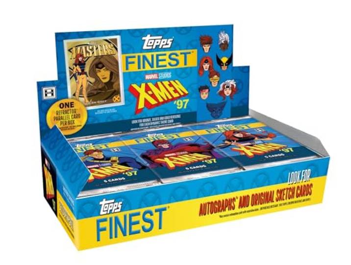 2025 Topps Finest Marvel-X-Men '97 Sammelkarten Hobbybox