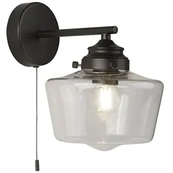 Searchlight 8708-1BK School House Wandleuchte E27 1 x 40W