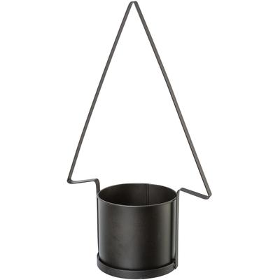 Dekobaum CREATIV DECO "PLATANUS, Weihnachtsdeko", schwarz, B:35cm H:59cm T:18,5cm, Metall, Dekofiguren, Tannenbaum als Blumentopf, aus Metall