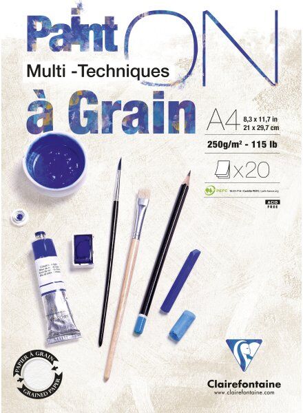 Clairefontaine Painton Tegneblok   Grain   A4