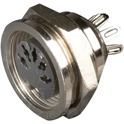 DIO-60 EMS - DIN-Einbaubuchse, Metall, 6-pol