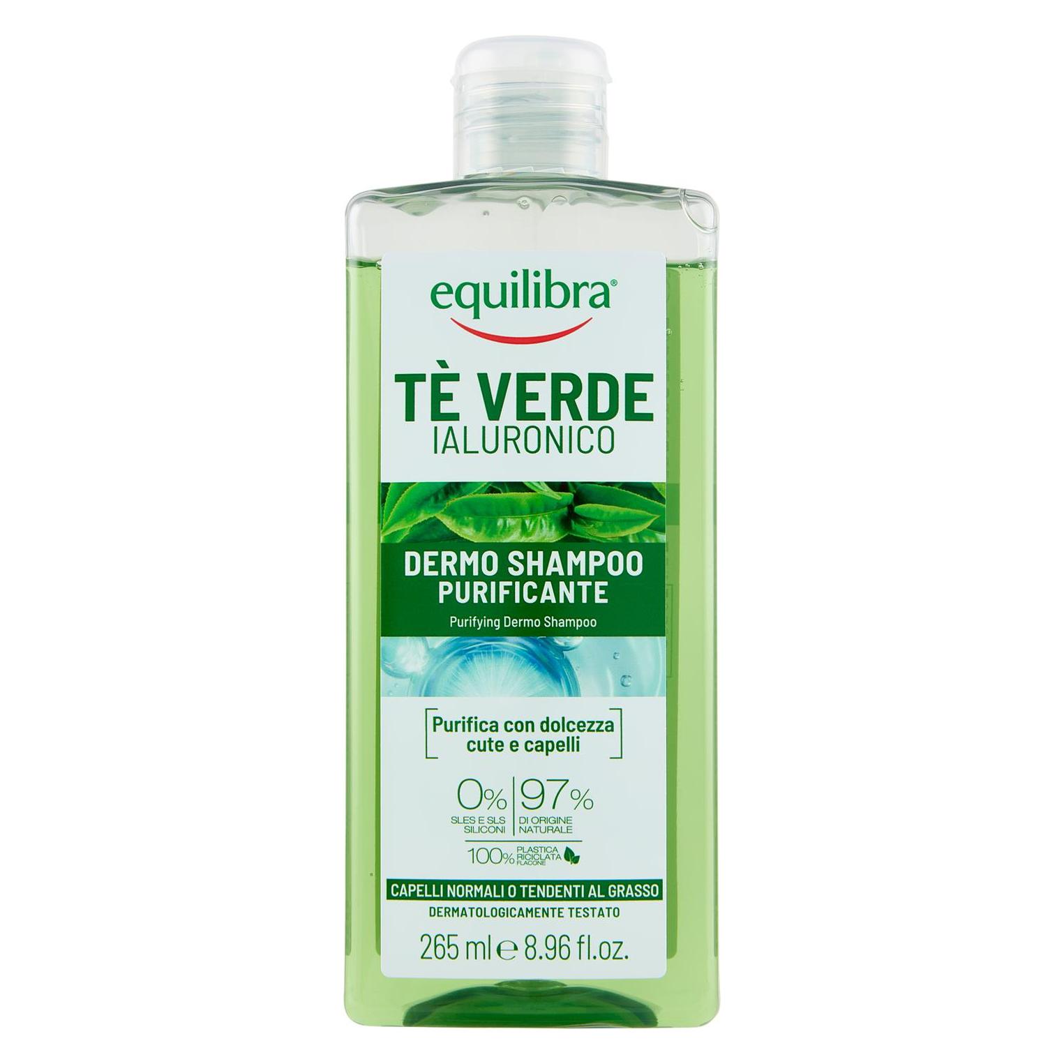 Beauty Formulas EQUILIBRA TE VERDE Szampon oczyszczający265ml& (Flüssiges Shampoo, 265 ml) (8000137017966)