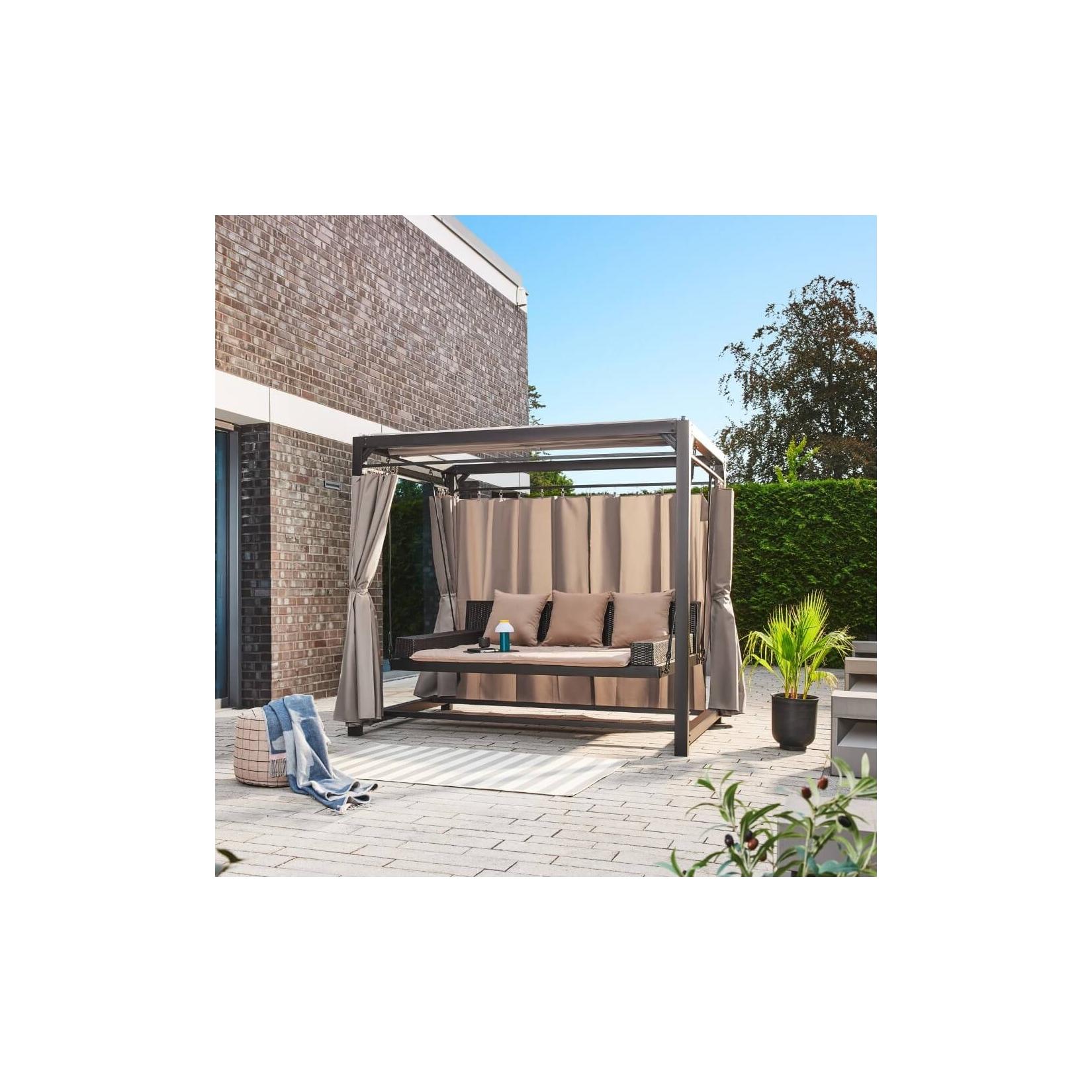 HOME DELUXE Pavillon Gartenliege PROVENCE