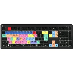 Logickeyboard Adobe Premiere Pro (DE, Kabelgebunden), Tastatur, Schwarz