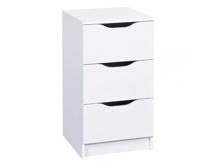 JENNY BLANC - Chiffonnier 3 Tiroirs Coloris Blanc