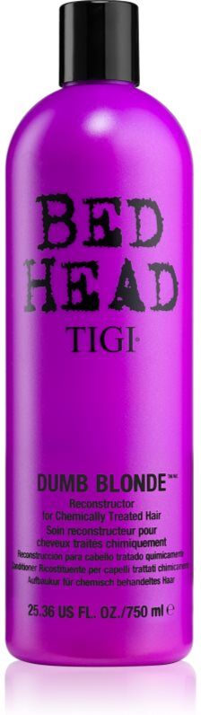 TIGI Bed Head Dumb Blonde après-shampoing pour cheveux traités chimiquement 750 ml