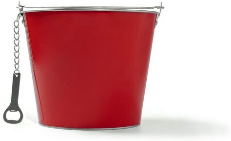 Seau à glace personnalisé en aluminium avec décapsuleur Lambic rouge TAILLE UNIQUE ADULTE