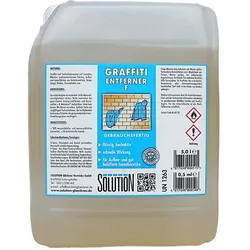 Solution Glöckner F 5 L hocheffektiver flüssiger Graffitientferner