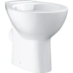 Stand-Tiefspül-WC Grohe Bau spülrandlos BxHxT: 356x400x515 mm Keramik weiß