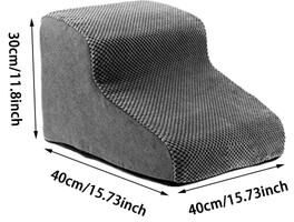 Uplift Treasures Curved Pet Stairs For Beds And Sofas 2 Step