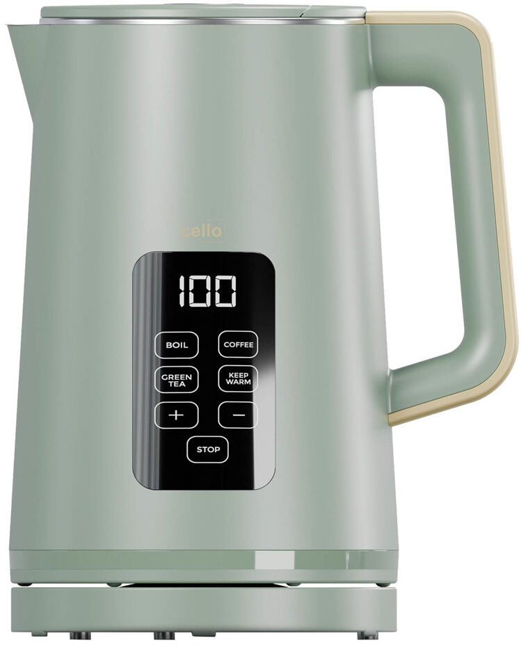 Cello Digital Kettle with Touch Panel Green 1.7L