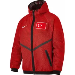 NIKE TFF Türkei Einlaufjacke Herren 614 - sport red/white L