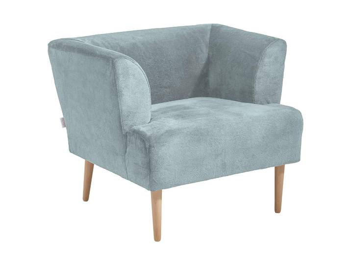 Hom`in Sessel, Mintgrün, Holz, Buche, massiv, 85x71x80 cm, Stoffauswahl, Wohnzimmer, Sessel, Polstersessel