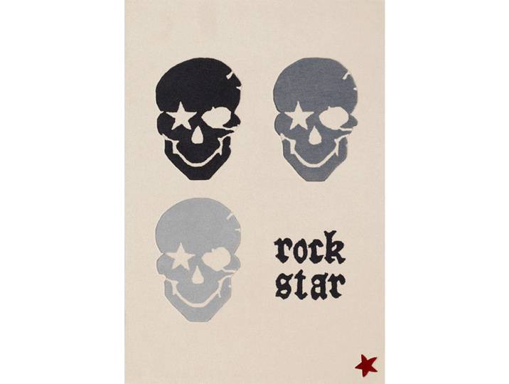 Kinderteppich Rock Star, Beige, rechteckig, 130x190 cmes Vertrauen - Oeko-Tex®, für Fußbodenheizung geeignet, Teppiche & Böden, Teppiche, Teppich Kinderzimmer