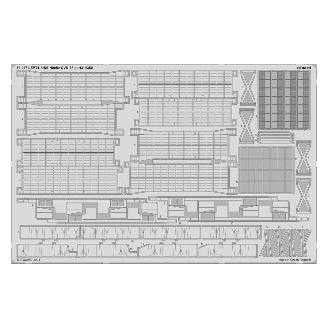 Eduard USS Nimitz CVN-68 PART I 1/350 (BIG5369)