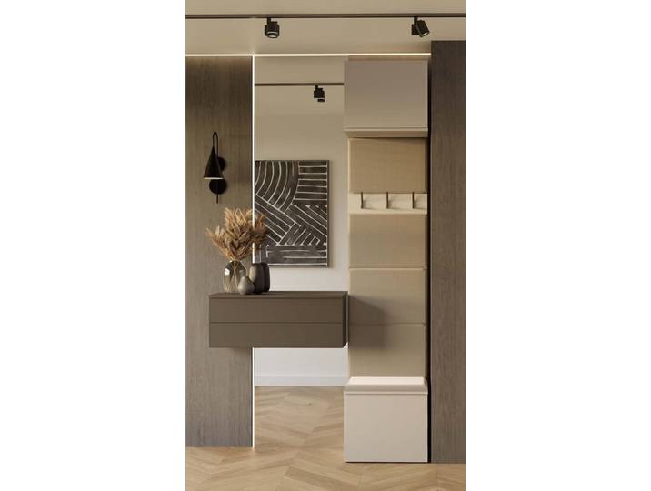 Raumhirsch Furniture Schuhschrank Garderobenmöbel, Flurgarderobe, Garderobe (Maße 50 x 35 x 238 cm, set) Sitzbank, Schrank, 3 Haken