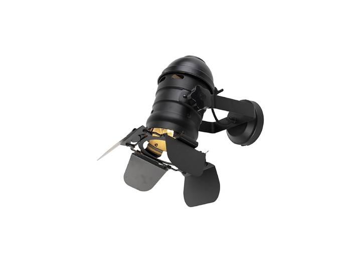 Spot de studio industriel noir orientable et inclinable - Movie