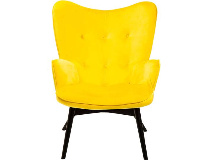 Relaxsessel VICKY VELVET gelb