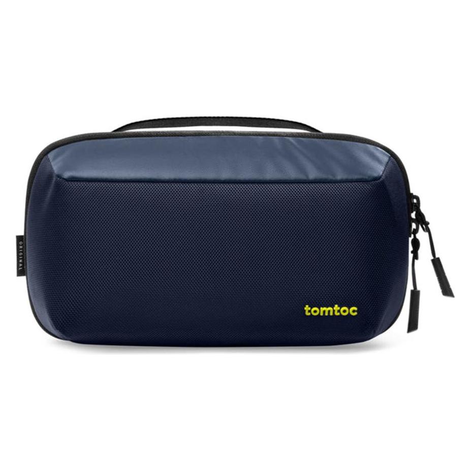 tomtoc - Accordion Accessory Pouch (T13M1B1) - Multiple Pockets, 3.5l - Navy Blue (3.50 l) (TOM-T13M1B1)