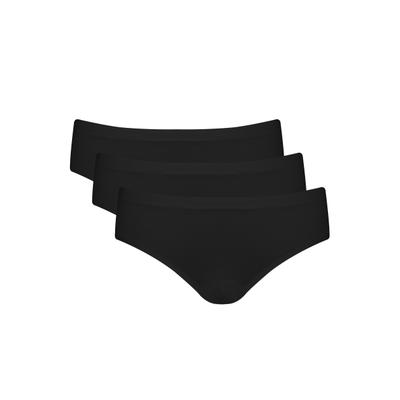 Slip MAGIC BODYFASHION "Bare To Go", Damen, Gr. XXL, schwarz, Obermaterial: 48% Baumwolle, 47% Lyocell, 5% Elasthan, körpernah, Unterhosen Slip, elastischer Bund