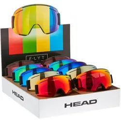 Head Herren Skibrillen He/Uni FLYT PACK (10 pcs), Größe ONE SIZE in Schwarz Schwarz
