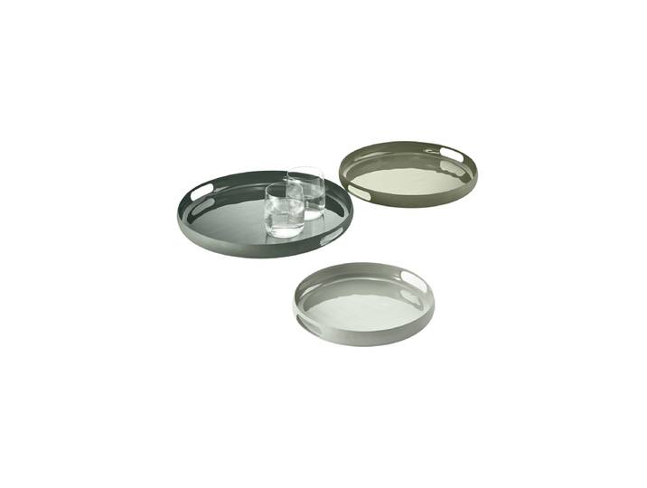 3-teiliges Design Tablett Set „Copenhagen“ Grüntöne Philippi