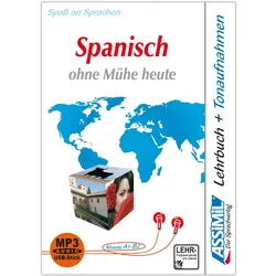 Spanisch ohne Mühe heute - MP3-Sprachkurs mit USB-Stick - Niveau A1-B2, Sprachbücher