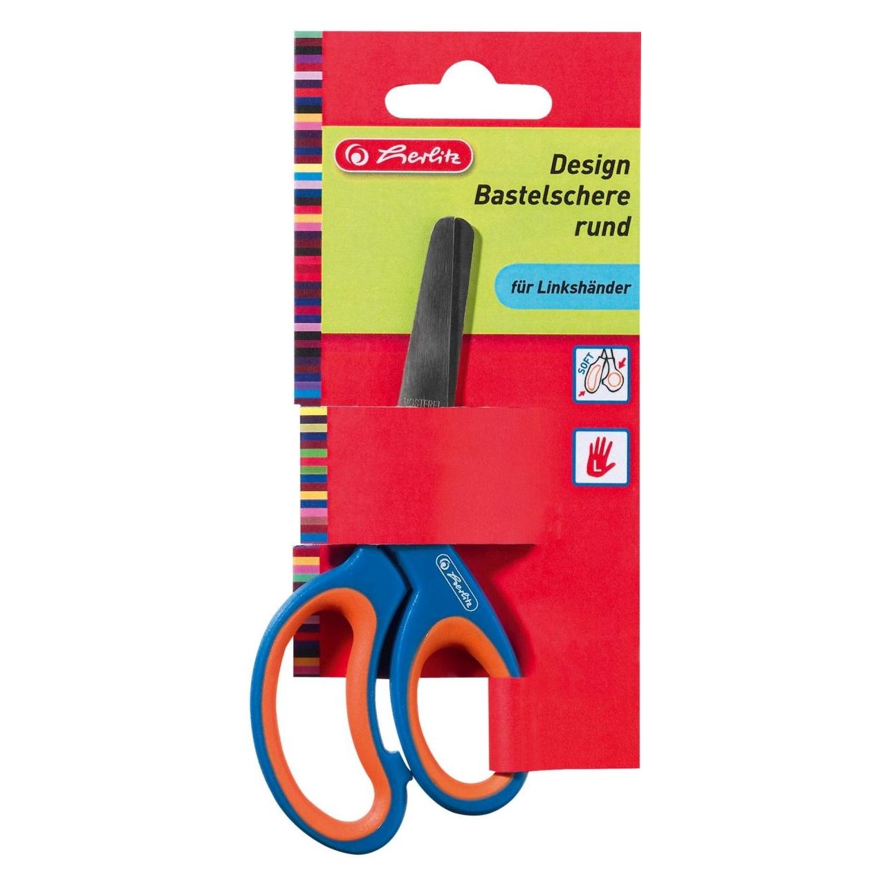 Herlitz Bastelschere Design, rund, L"nge: 132 mm (13.20 cm) (10897163)