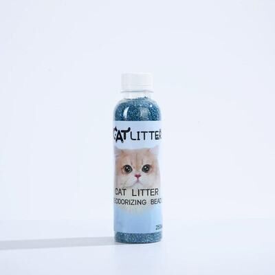 Perfect Picks Market FreshPaws Cat Litter Deodorizing Beads Cat Litter Deodorizer & Litter Box Odor Eliminator blue