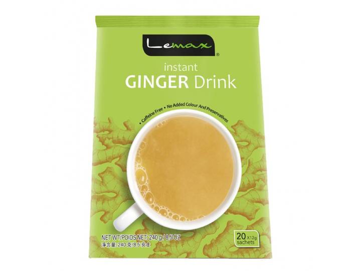 Lemax Boisson Instantanée au Gingembre 240 g (20 pcs)
