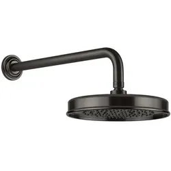 Gessi Venti20 Antikalk-Kopfbrause, D229mm, mit Gelenk und Wandarm 389mm, Wandmontage, 65148707, Farbe: PVD