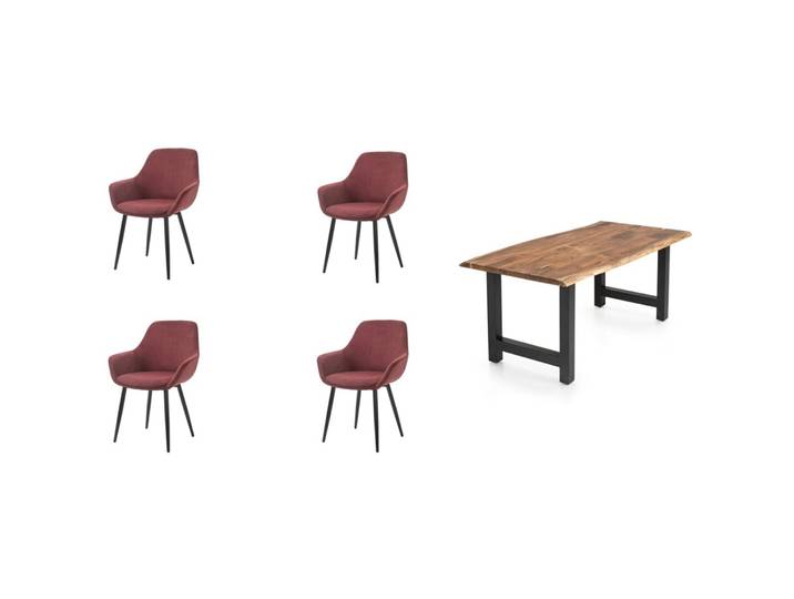 Essgruppe Eats natur Akazie/Cordstoff B 180 T 90 cm 4