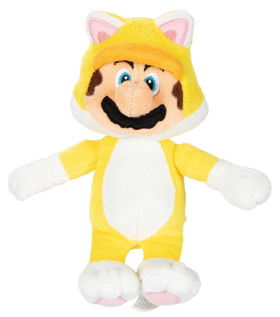 Jakks Pacific Nintendo Super Mario Pluche Knuffel Mario, 18 cm