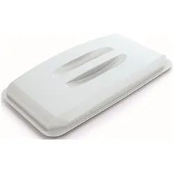 Durable Deckel, Abfalleimer, Weiss