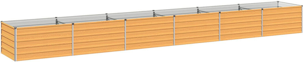 Rio Outdoor Raised Garden Bed Natural 55cm H x 600cm W x 80cm D