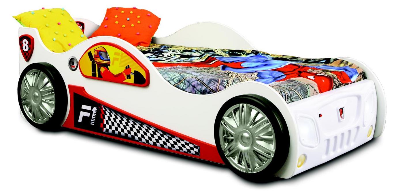 Rennwagen Auto Bett Kinder Möbel Schlaf Zimmer Kind Holz Betten + Matratze