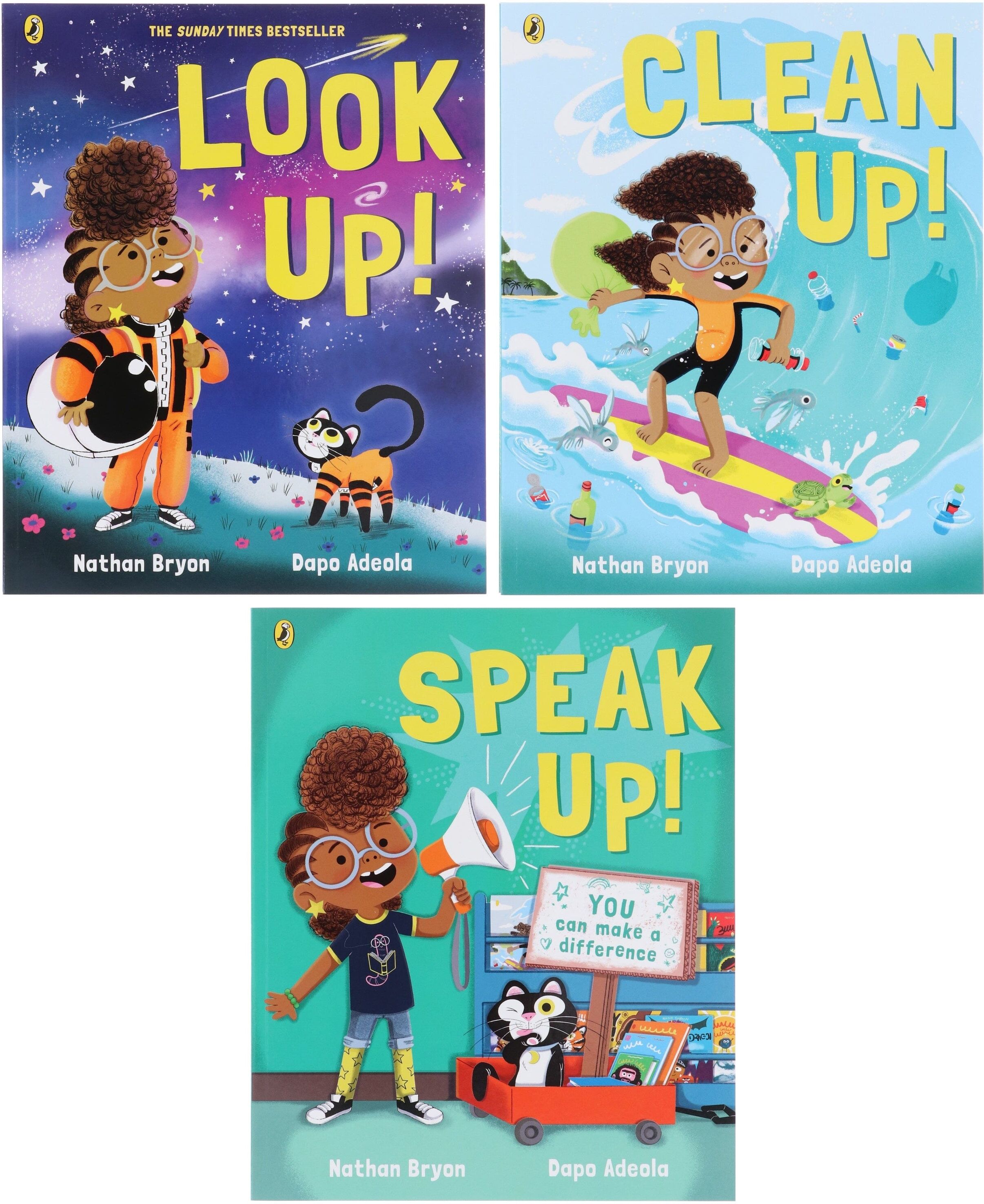 Nathan Bryon 3 Books Collection set - Ages 3-9 - Paperback Penguin