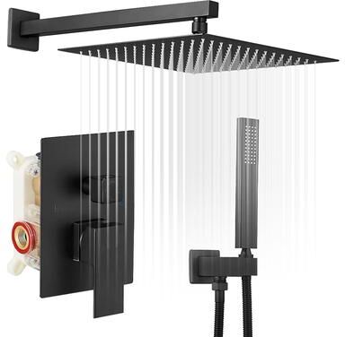 WIZ Hand Held Shower Heads 2-Spray Wall Mount System