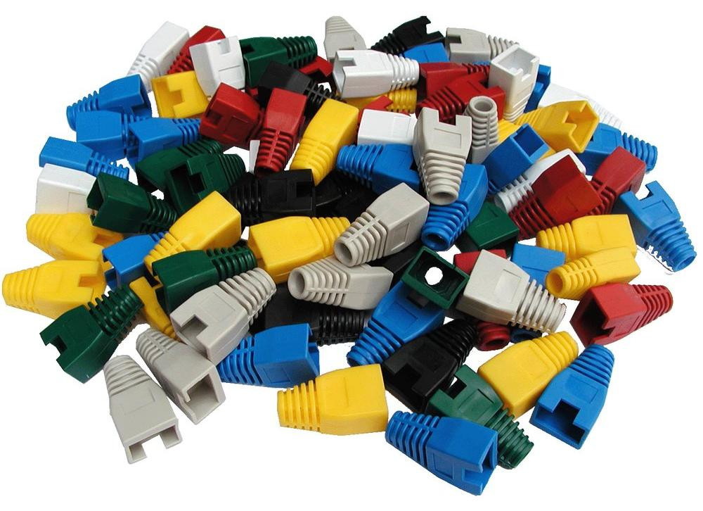 Datacom RJ45-connectorbescherming met blauwe uitsparing