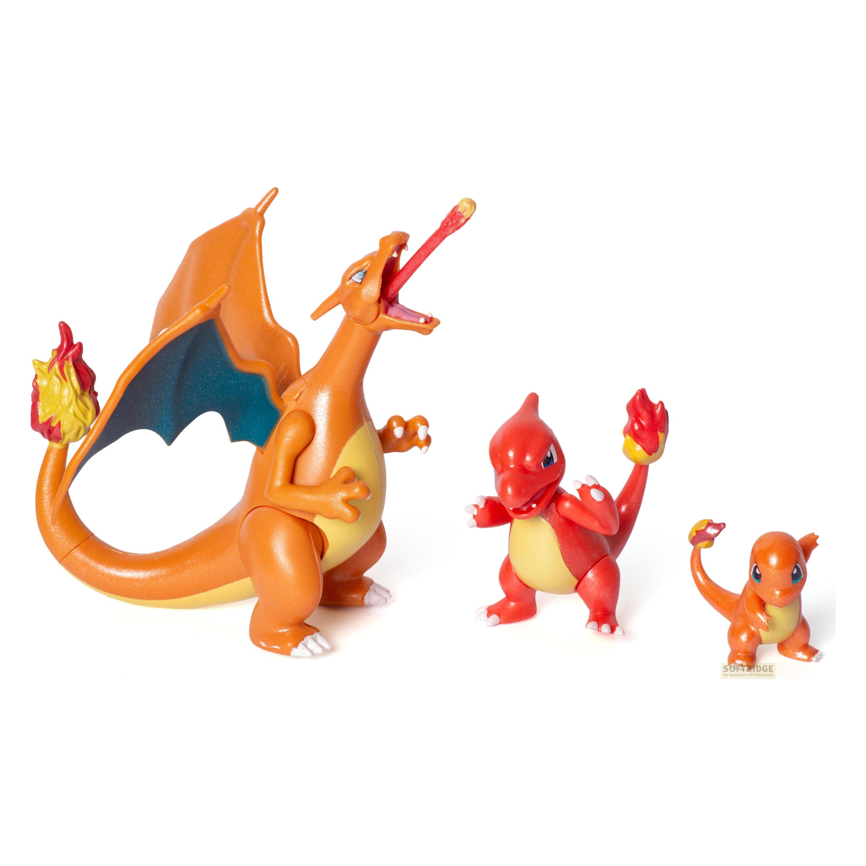 Jazwares Glumanda, Glutexo, Glurak (92375)