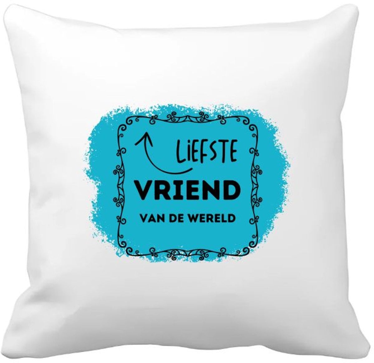 Akyol Kussensloop Liefste Vriend Van De Wereld - 40 x 40 cm