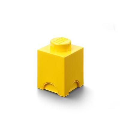LEGO® Aufbewahrungsstein 1 Noppe Gelb