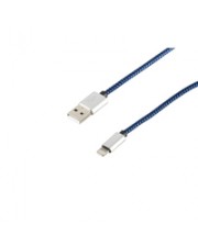 ShiverPeaks S-Conn 2m USB A Lightning Blau Handykabel Digital/Daten 2 m (14-50022)