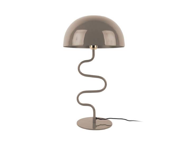 Tischlampe Crazy Paris - Designleuchte aus Eisen - warmes Grau - Luxusbetten24