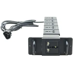 Kramer, Steckdosenleiste, Universal Socket Power Extension TS-PEU - Verlängerungsschnur - Wechselstrom 100-240 V - Aus (1.70 m)