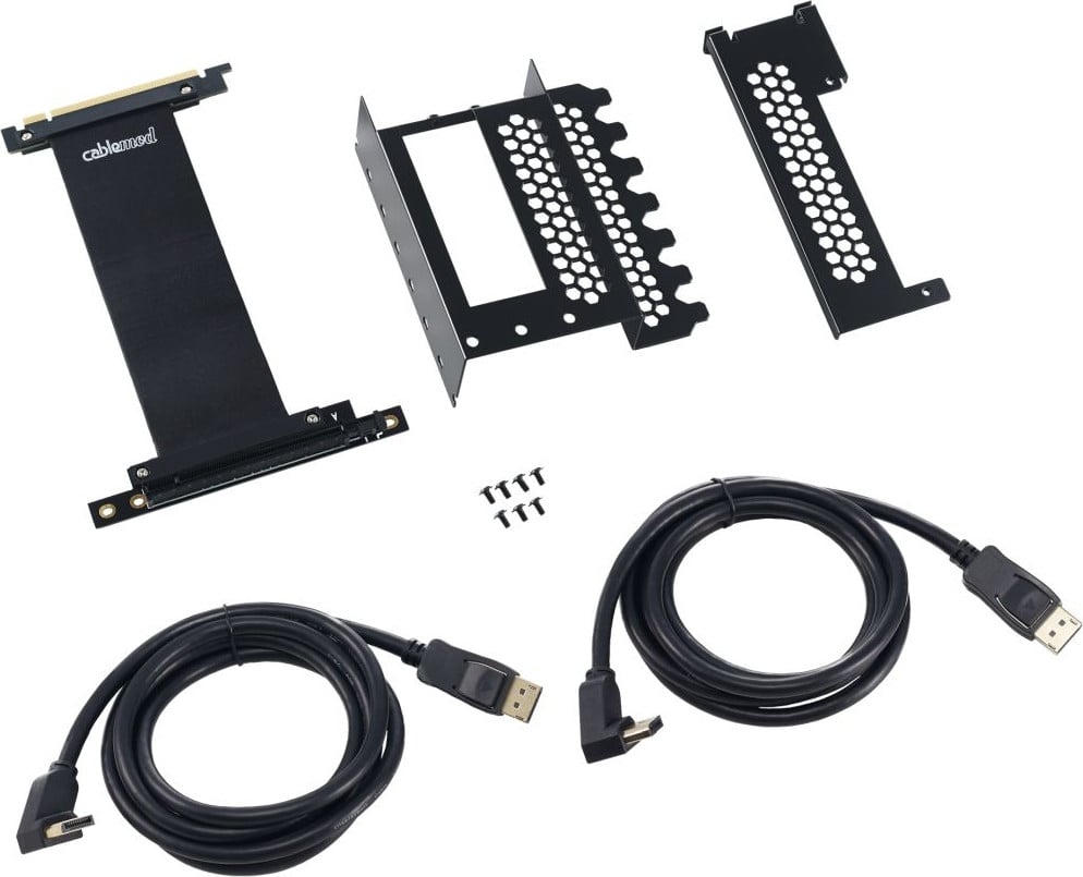 Cablemod CM-VPB-2DK-R GPU-behuizing Midi-toren, zwart, 1,8 meter