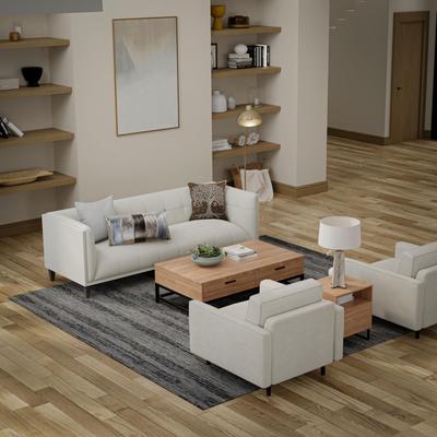 NAVATEXTURA Maude Industrial Hand-Tufted Striped Area Rug